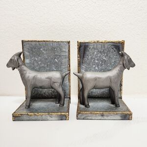 Hearth & Hand Goat Galvanized Bookends